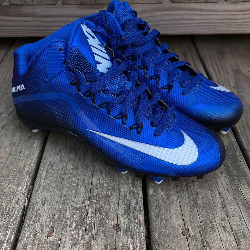 NIKE New Mens Alpha Pro 2 D Mid Cleats Size 10